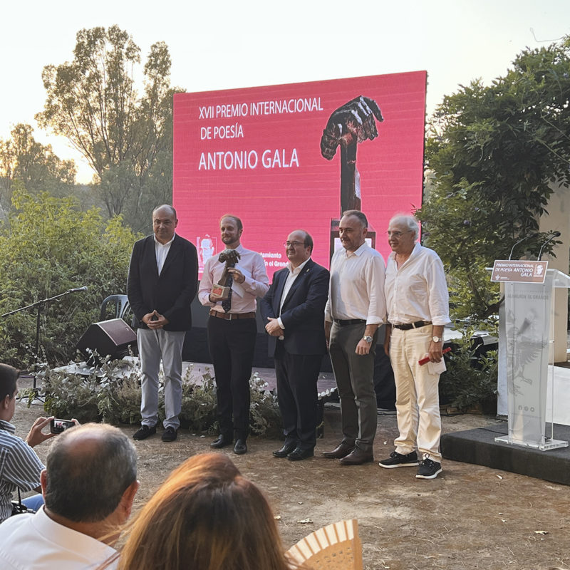 Daniel García Arana, XVII Premio Internacional de Poesía Antonio Gala de Alhaurín el Grande2